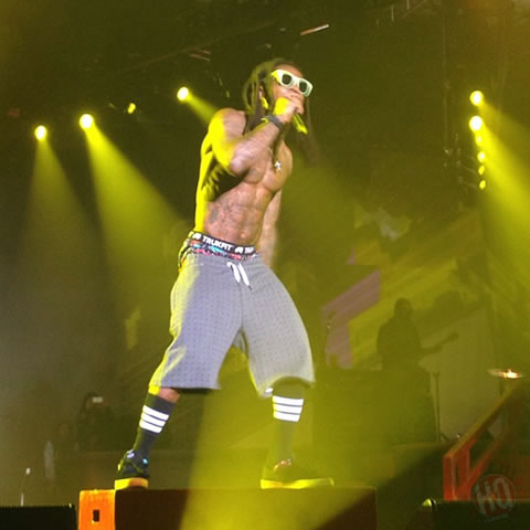 Lil Wayne在丹麦哥本哈根举行America’s Most Wanted演唱会 (10张照片)