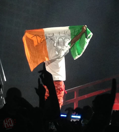 Lil Wayne开始了2013欧洲巡回演唱会.. 都柏林现场高举爱尔兰国旗...  (12张照片)
