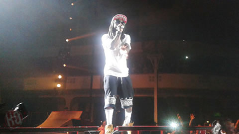 Lil Wayne在德国法兰克福举行America’s Most Wanted演唱会 (8张照片)