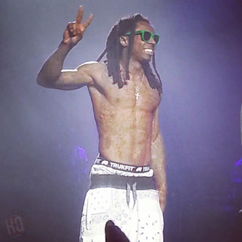 Lil Wayne在挪威奥斯陆举行America’s Most Wanted演唱会 (10张照片)