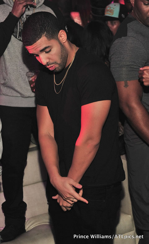 Nas开Party..好兄弟Drake, Jeezy & Ludacris参加..亚特兰大PRIVE夜店 (12张照片)