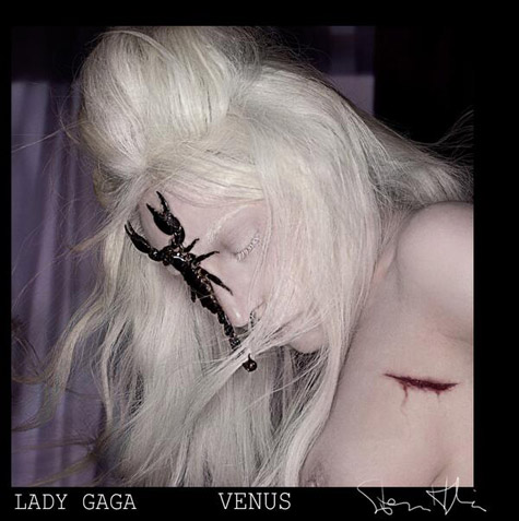LINS BROS. Hip Pop: 流行巨星Lady Gaga再次全裸! 发布新专辑歌曲Venus3张封面 (3张图片)