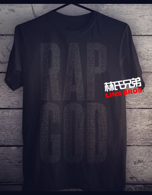 Rap God Eminem准备在黑色星期五购物狂欢推出Rap God限量T Shirt (照片)