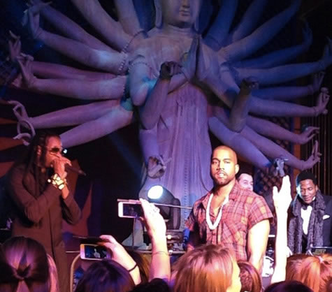 到处嘻哈!  莱昂纳多·迪卡普里奥 邀请Kanye West, 2 Chainz在生日演出 (照片/视频)