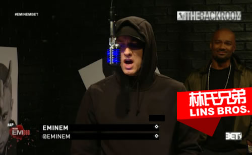 Eminem 和 Slaughterhouse 在BET Backroom Freestyle (视频)