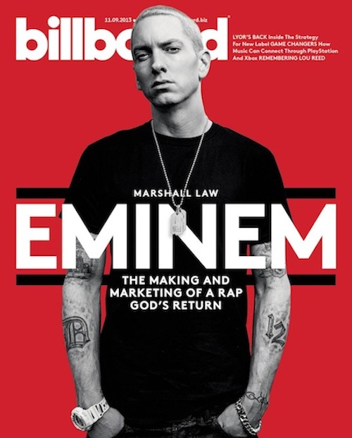 Rap God Return! Eminem 登上Billboard杂志最新一期封面 (图片)