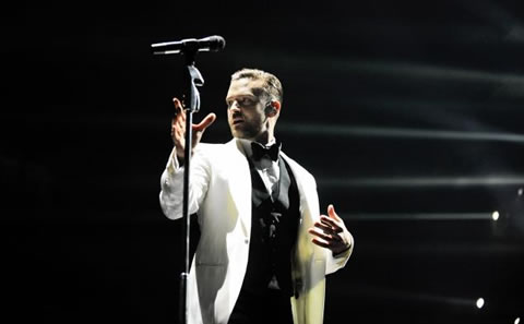 Justin Timberlake纽约启动20/20 Experience World Tour个人巡回演唱会 (10张照片)