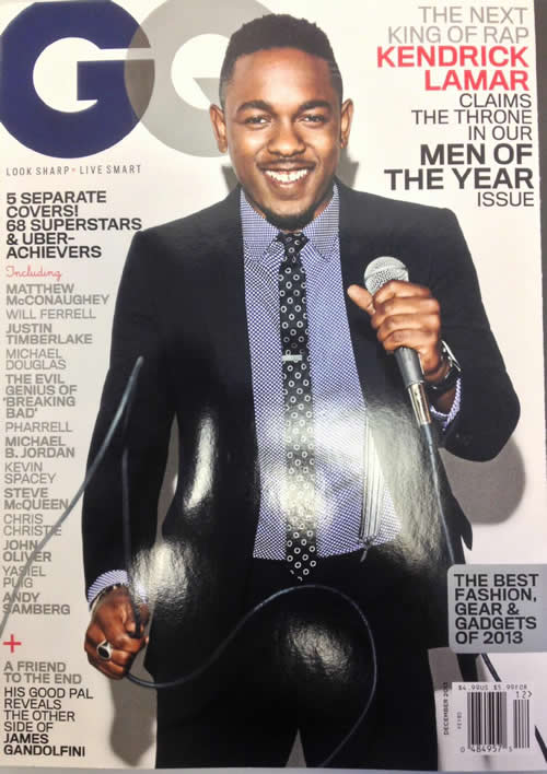 年度说唱先生! Kendrick Lamar 登上GQ杂志年度先生期刊封面 (图片)