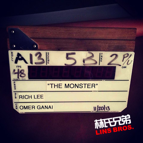 Eminem与Rihanna在家乡底特律拍摄热门单曲 The Monster 官方 MV (照片)