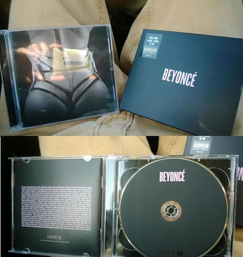 Beyonce同名新专辑BEYONCÉ CD包曝光 (照片)