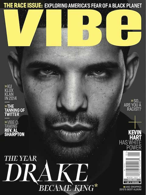新巨星Drake登上Vibe的Race期刊封面 (图片)