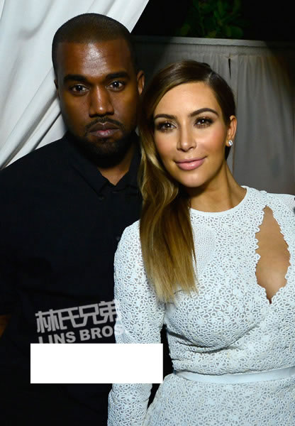 Kanye West和未婚妻卡戴珊出席迈阿密巴塞尔艺术展 (6张照片)