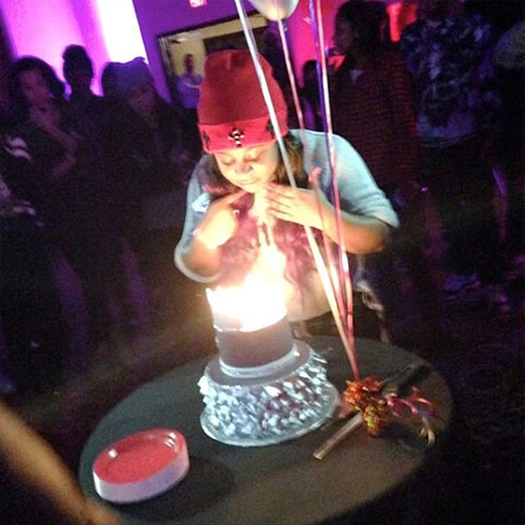 Lil Wayne和前妻Toya Wright给女儿Reginae举办生日Party (6张照片)