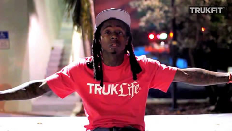 Lil Wayne & TRUKFIT 宣布赢昂贵项链活动..18K黄金钻石项链价值3万 (视频)