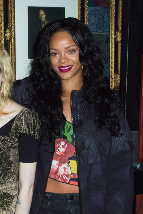 Rihanna与好姐妹Katy Perry在洛杉矶的格莱美预热Party上相聚 (7张照片)