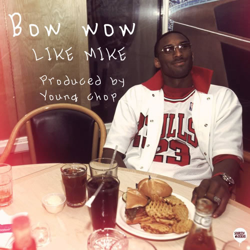 科比穿偶像乔丹衣服在Bow Wow最新歌曲Like Mike封面上 (音乐)