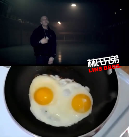 Rap God Eminem这回要输给躺在锅底中的鸡蛋了..Emineggs鸡蛋说唱速度神速 (视频)