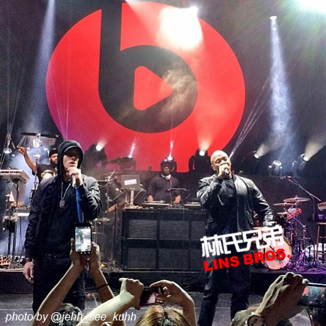 Eminem, Diddy, Nas, 帕丽斯希尔顿等出现在Dr.Dre的Beats Music启动Party (17张照片)