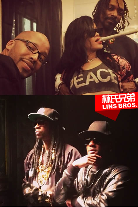 Rihanna, Jeezy, 2 Chainz, B.o.B, Snoop Dogg等加入T Pain歌曲Up Down Remix预览 (视频)