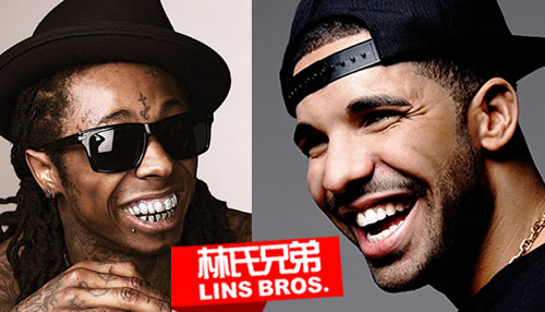 Drake模仿老板Lil Wayne：戴上Weezy的标志长辫子..模仿Weezy笑容 (照片)