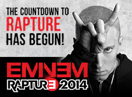 Eminem的#Rapture2014之旅即将拉开! Em给出他彩排的照片 (照片)