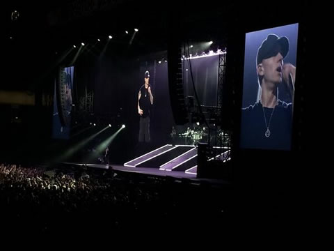 火爆蔓延! Eminem在澳大利亚悉尼举行Rapture 2014巡回演唱会 (15张照片)