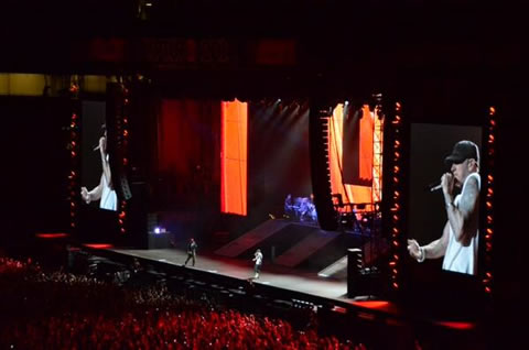 火爆蔓延! Eminem在澳大利亚悉尼举行Rapture 2014巡回演唱会 (15张照片)