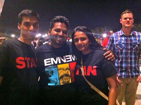 Eminem转战南非开普敦..举行Rapture 2014巡回演唱会 (12张照片)