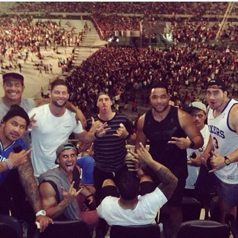 Eminem转战南非开普敦..举行Rapture 2014巡回演唱会 (12张照片)