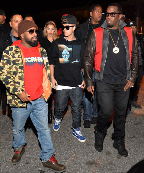 贾斯汀·比伯的嘻哈生活持续! 与富豪Diddy和女友Cassie, Rick Ross等夜店Party (照片)