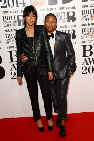 Pharrell, Iggy Azalea, Rita Ora等出席英国BRIT Awards 2014 (9张照片)