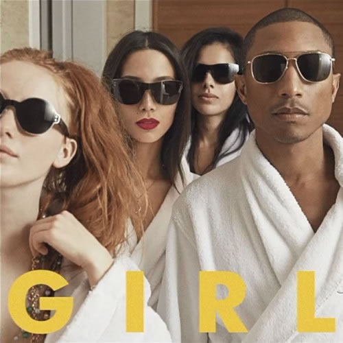 席卷了NBA全明星周末舞台后..Pharrell发布新专辑G I R L官方封面和发行日期 (图片)