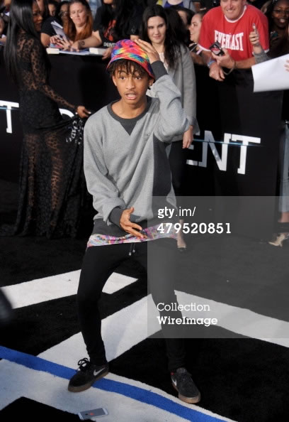 Will Smith儿子Jaden Smith出席新电影分歧者Divergent首映..Jaden抢了风头 (10种表情)