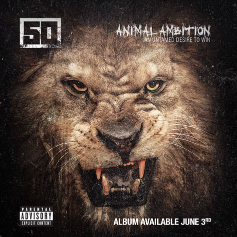 凶猛! 硬汉50 Cent转为独立厂牌运作之后发布新专辑Animal Ambition凶猛封面 (图片)