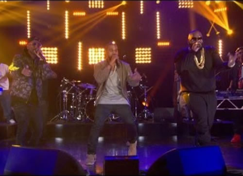Kanye West & Big Sean加入好兄弟Rick Ross演出歌曲Sanctified (视频)