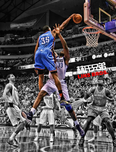 直接“鄙视”! NBA超级巨星凯文·杜兰特懒得屌Lil B对他的挑衅攻击 (图片)