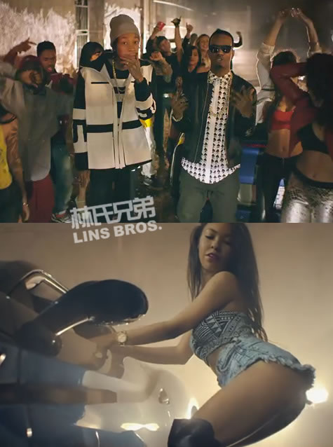 Wiz Khalifa & Chris Brown客串Juicy J单曲Talkin’ Bout官方MV (视频)
