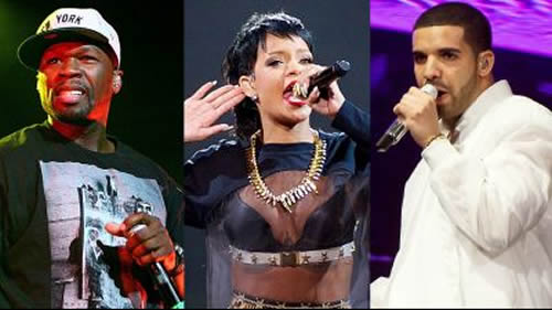 硬汉50 Cent想要和Drake & Rihanna合作..他认为Drake是无法被战胜的