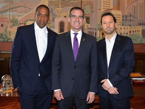 牛X!! Jay Z和洛杉矶市长联合宣布将在洛杉矶举办Made In America音乐节 (照片+视频)