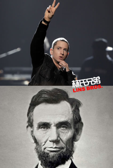 Eminem与美国伟大的总统林肯等伟大人物一起进入最伟大的100位美国人榜单