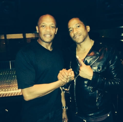 有希望! Dr. Dre回到录音室录制Detox..与制作人Q Tip一起 (照片)