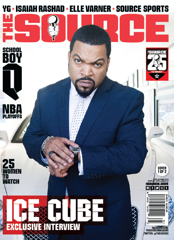 Ice Cube 登上The Source杂志4/5月份封面 (图片)
