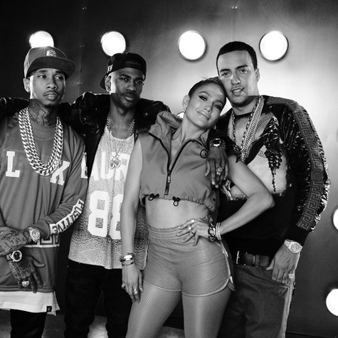 珍妮弗·洛佩兹与French Montana, Big Sean & Tyga歌曲I Luh Ya Papi (DJ Khaled Remix)