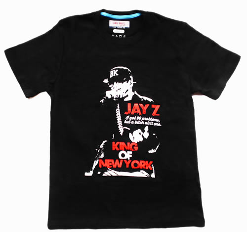 @林氏兄弟LINS BROS.嘻哈商店 : JAY Z x KING OF NEW YORK纽约之王艺术T恤登陆