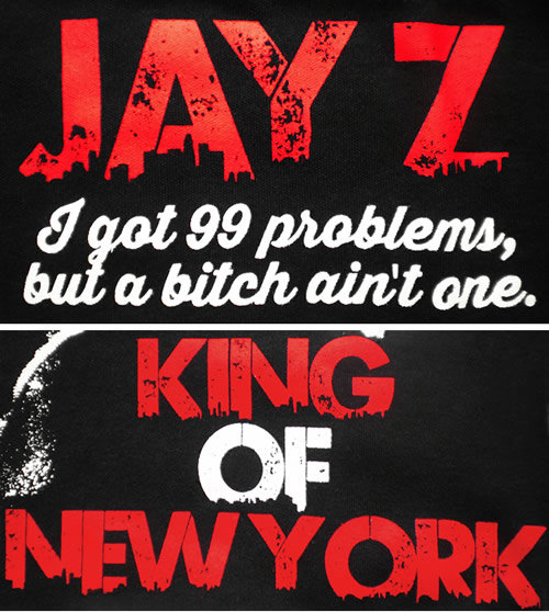 @林氏兄弟LINS BROS.嘻哈商店 : JAY Z x KING OF NEW YORK纽约之王艺术T恤登陆