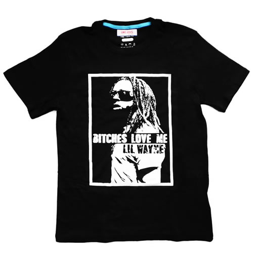@林氏兄弟嘻哈商店: Lil Wayne x Bitches Love Me 艺术T恤已登陆