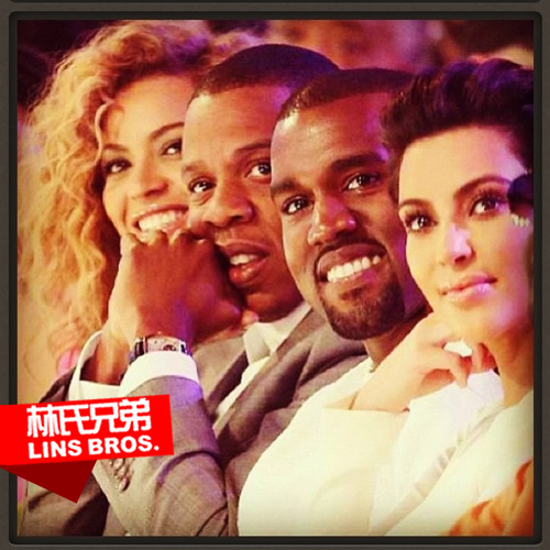Kanye West和卡戴珊Kim Kardashian结婚, Beyonce第一时间送去祝福 (照片)