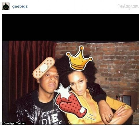 相当搞笑! 一组恶搞图片把Beyonce妹妹殴打老公Jay Z事件调侃了一番 (13张图片)