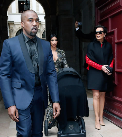 Kanye West和卡戴珊Kim Kardashian在举行盛大婚礼前先庆祝一下 (7张照片)