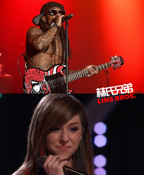 Lil Wayne激动..想签下翻唱他热歌How To Love的The Voice比赛女选手 (视频)